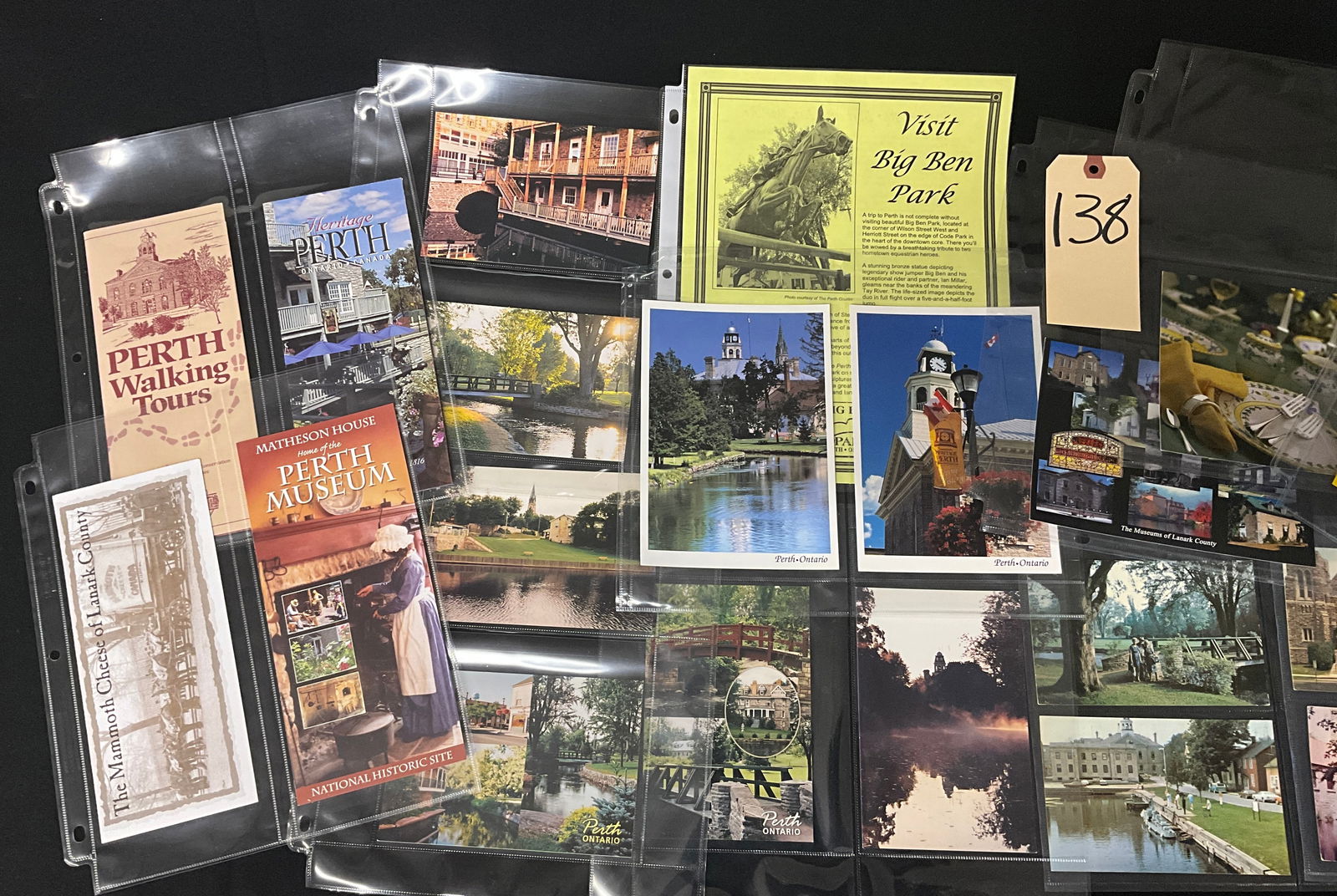 Vintage Postcards and Paper Ephemera Collection related to Perth, Ontario History - 3