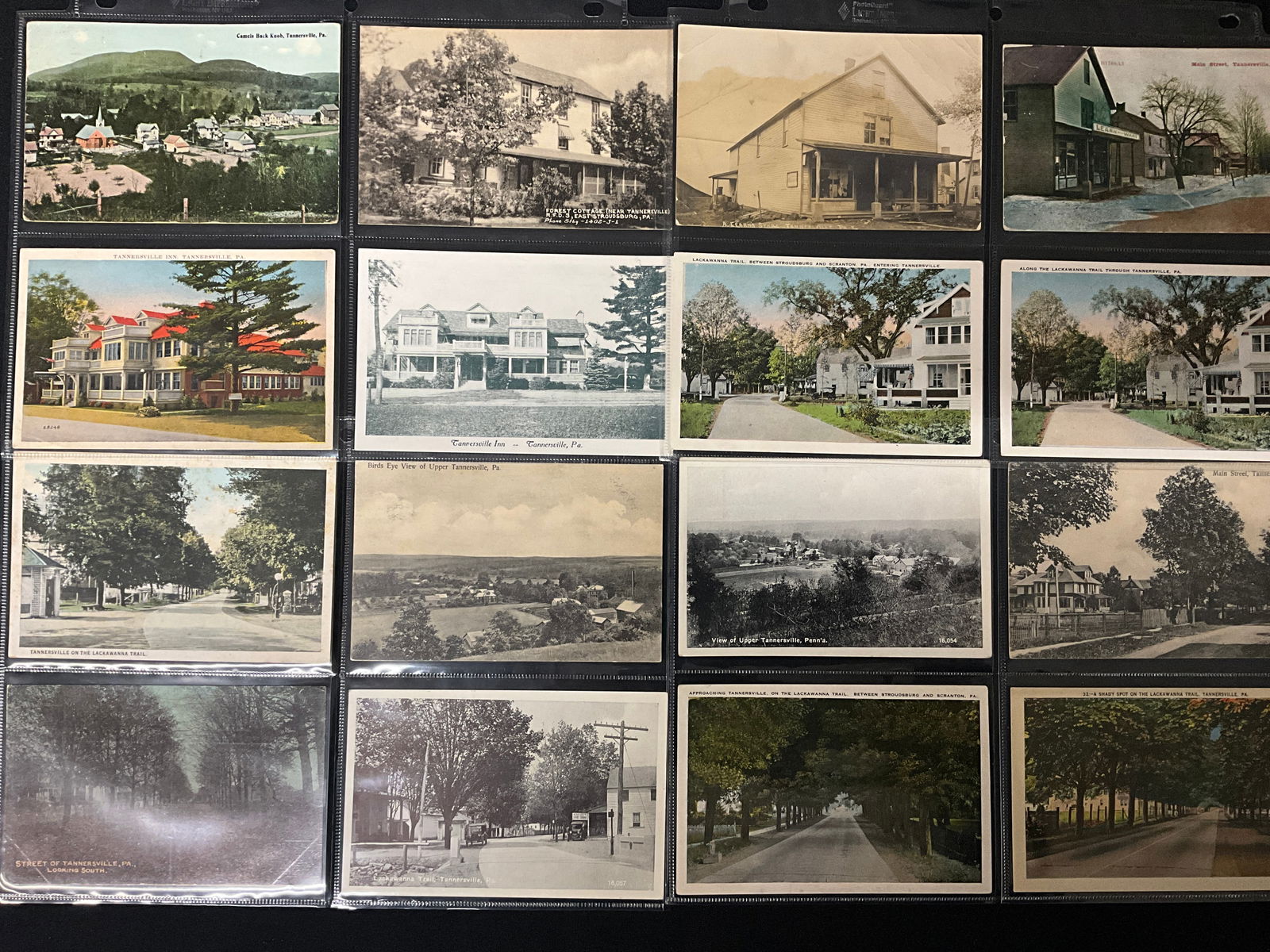 Vintage Postcards Collection of Tannersville, Pennsylvania Views and Ephemera - 2