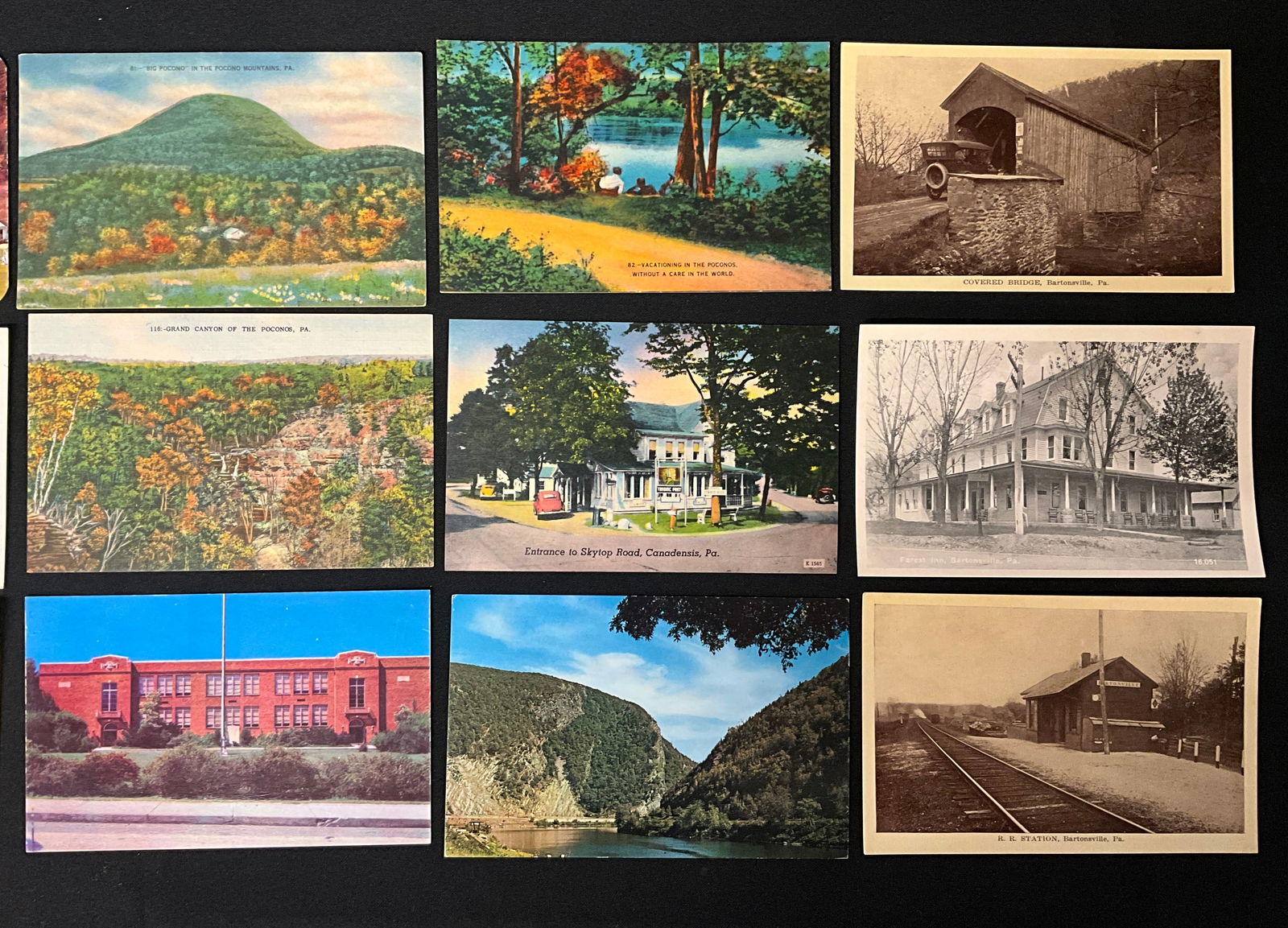 Vintage Postcards and Ephemera: Pocono Mountains - 2