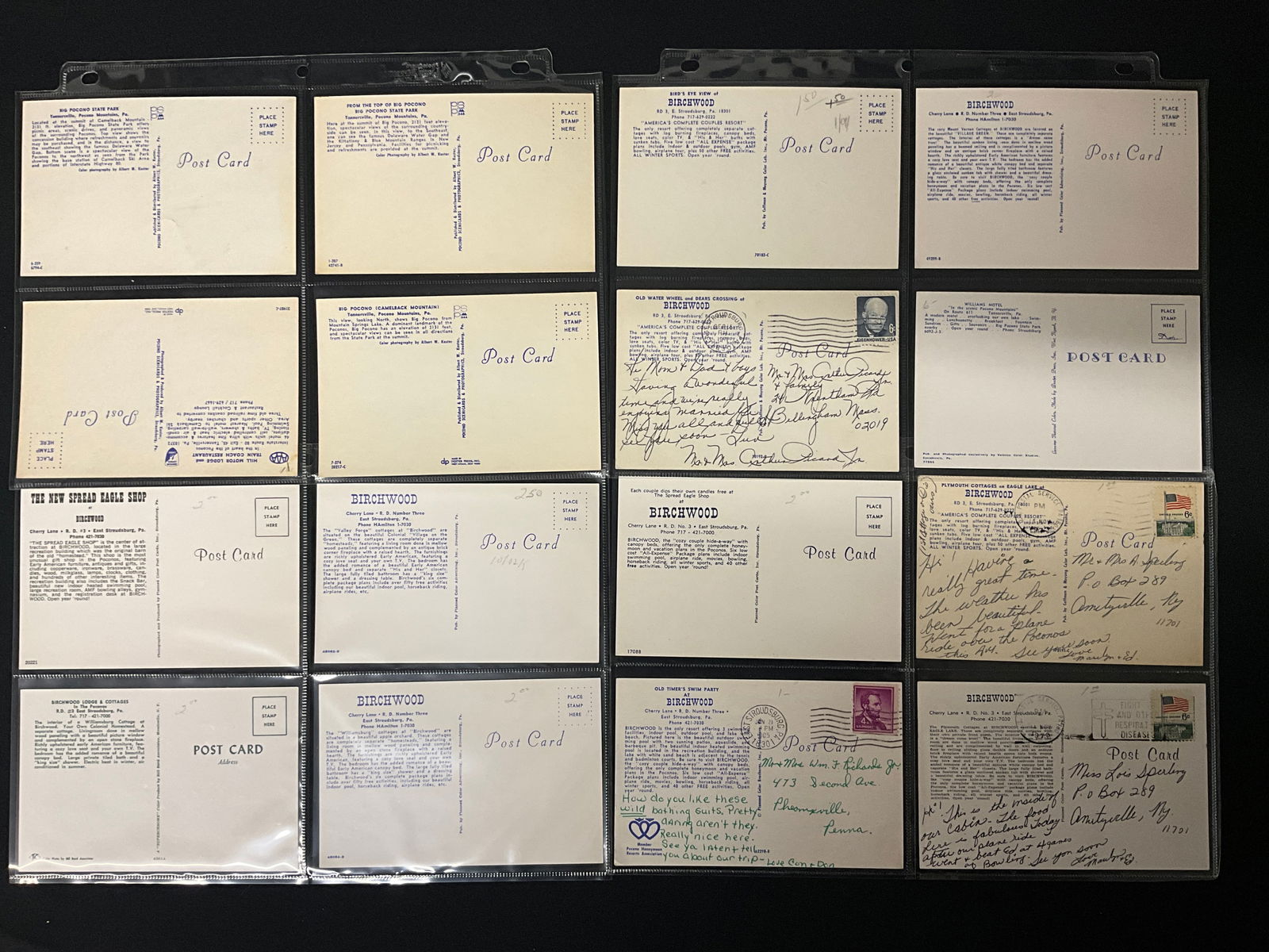 Vintage Postcards Collection of Pennsylvania Resort Ephemera - 3