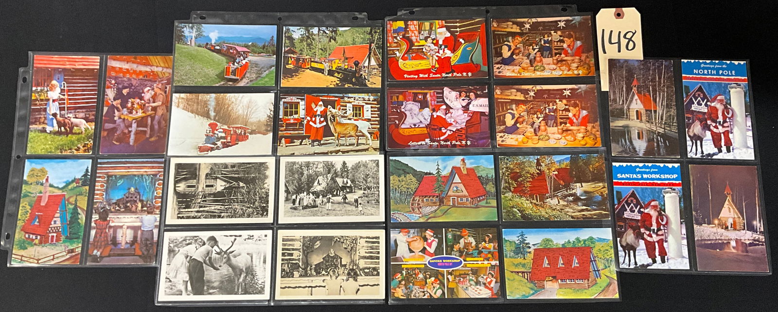 Vintage Postcards Collection Santa's Workshop North Pole New York Ephemera (1 of 5)
