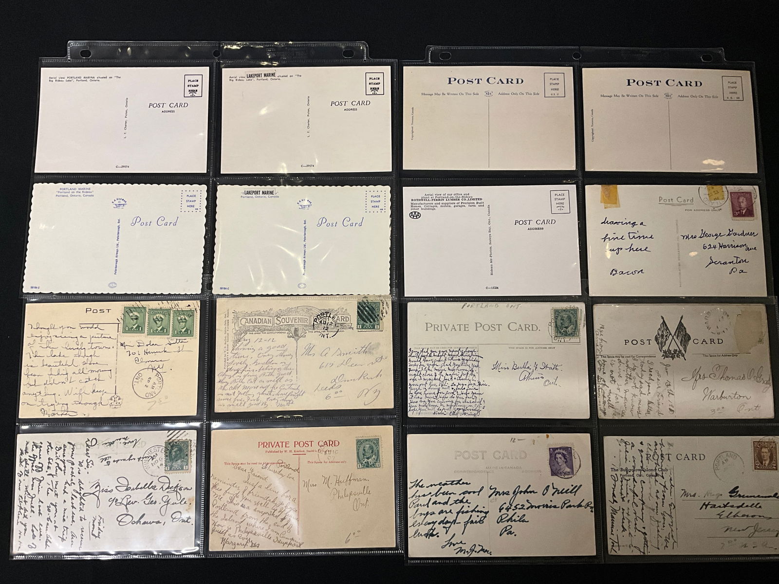 Portland-on-the-Rideau and Rideau Lakes, Ontario, Canada Postcard Collection, 1905-1965 - 4