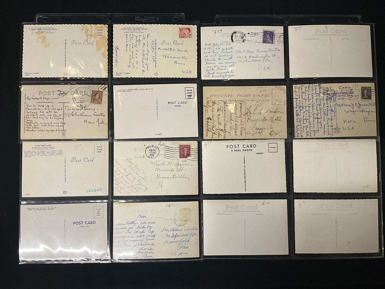 Rideau Lakes and Rideau Ferry Ontario Vintage Postcards and Paper Ephemera, 1935-2007 - 7