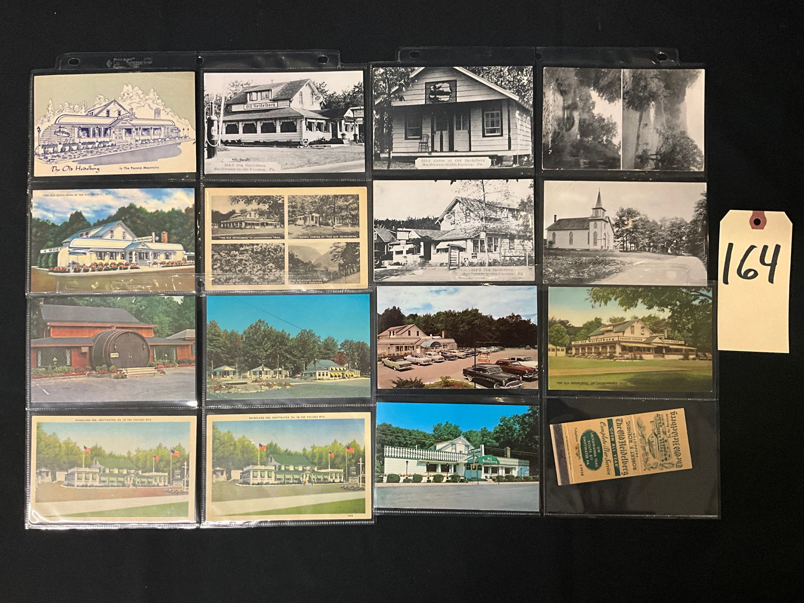 Old Heidelberg and Rhineland Inn Pocono Mountains Postcard and Ephemera Collection, 1933-1973 (1 of 3)