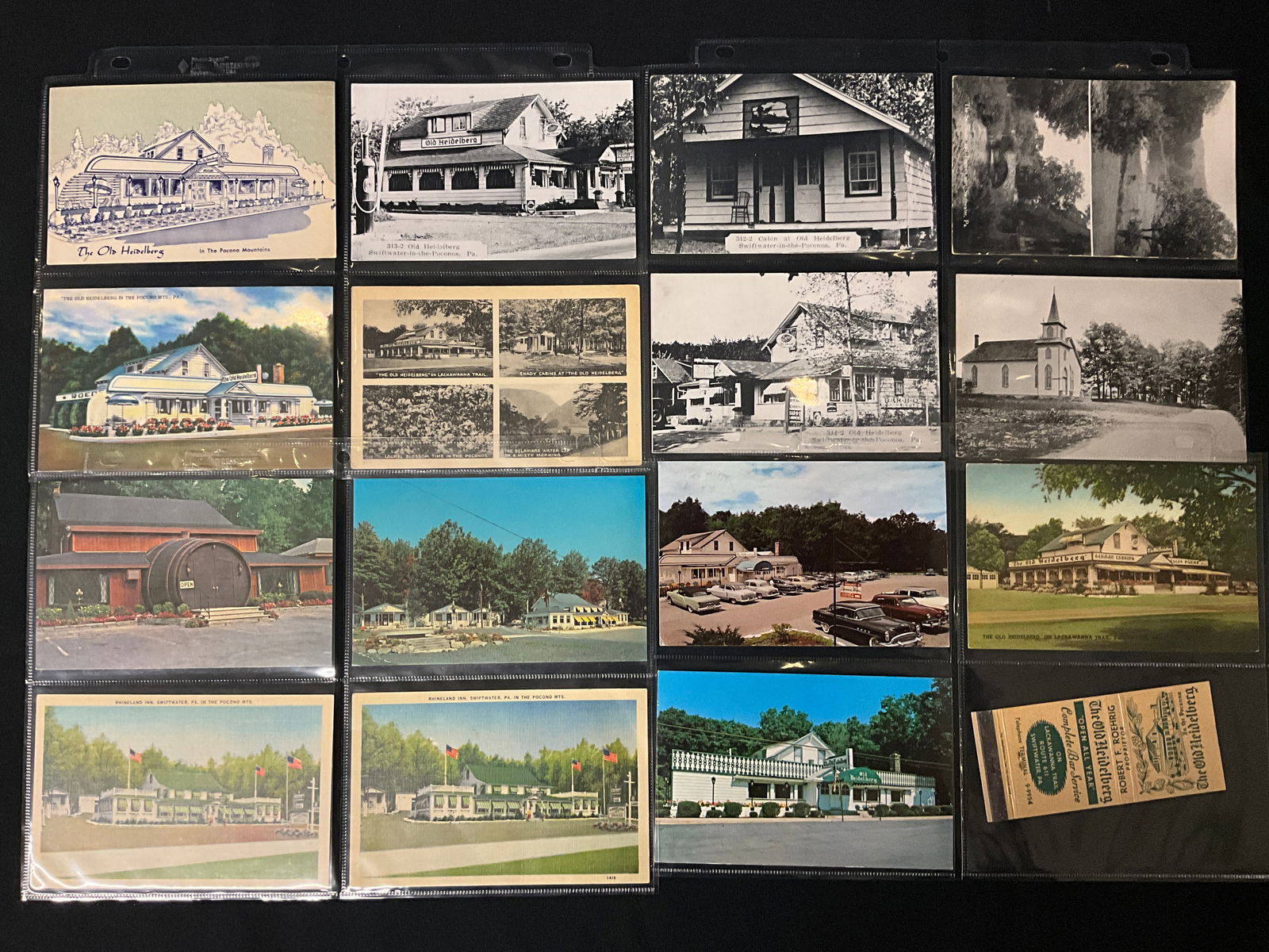 Old Heidelberg and Rhineland Inn Pocono Mountains Postcard and Ephemera Collection, 1933-1973 - 2