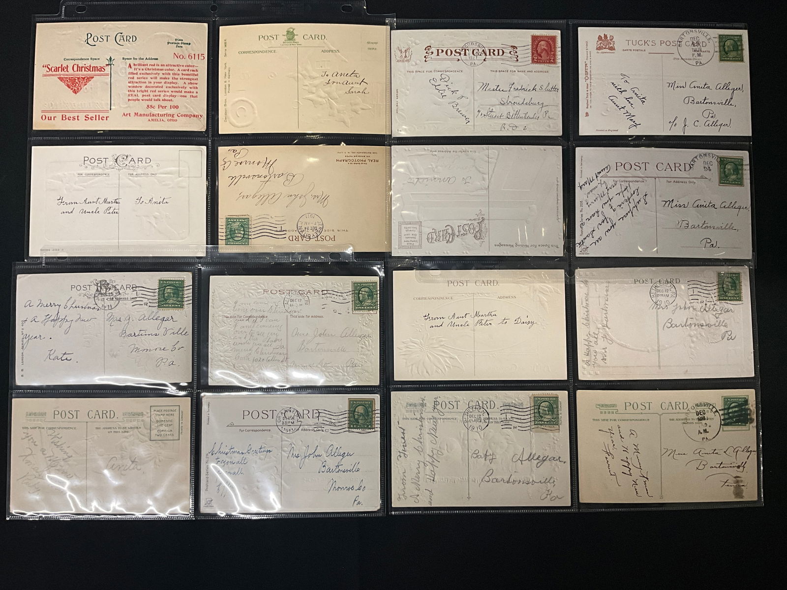 Golden Age Christmas and New Year Postcard Collection, 1907-1927 - 4