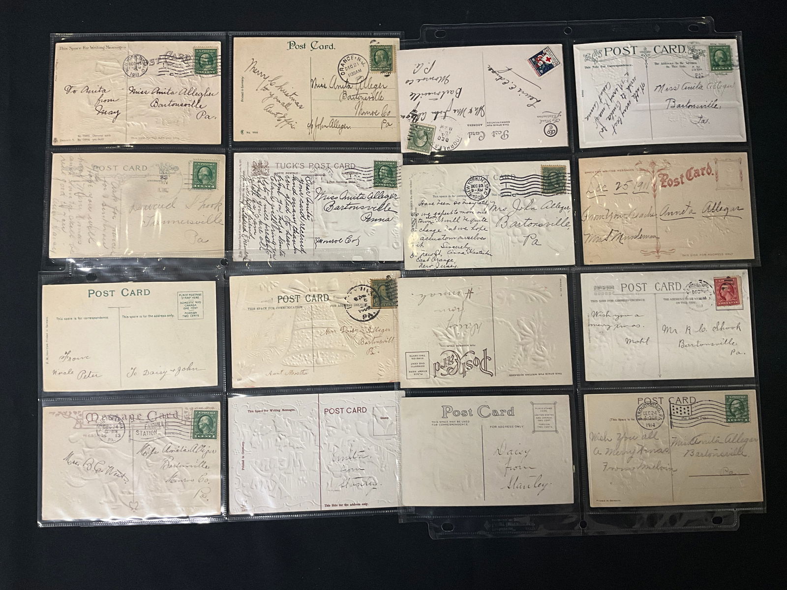 Golden Age Christmas and New Year Postcard Collection, 1907-1927 - 5