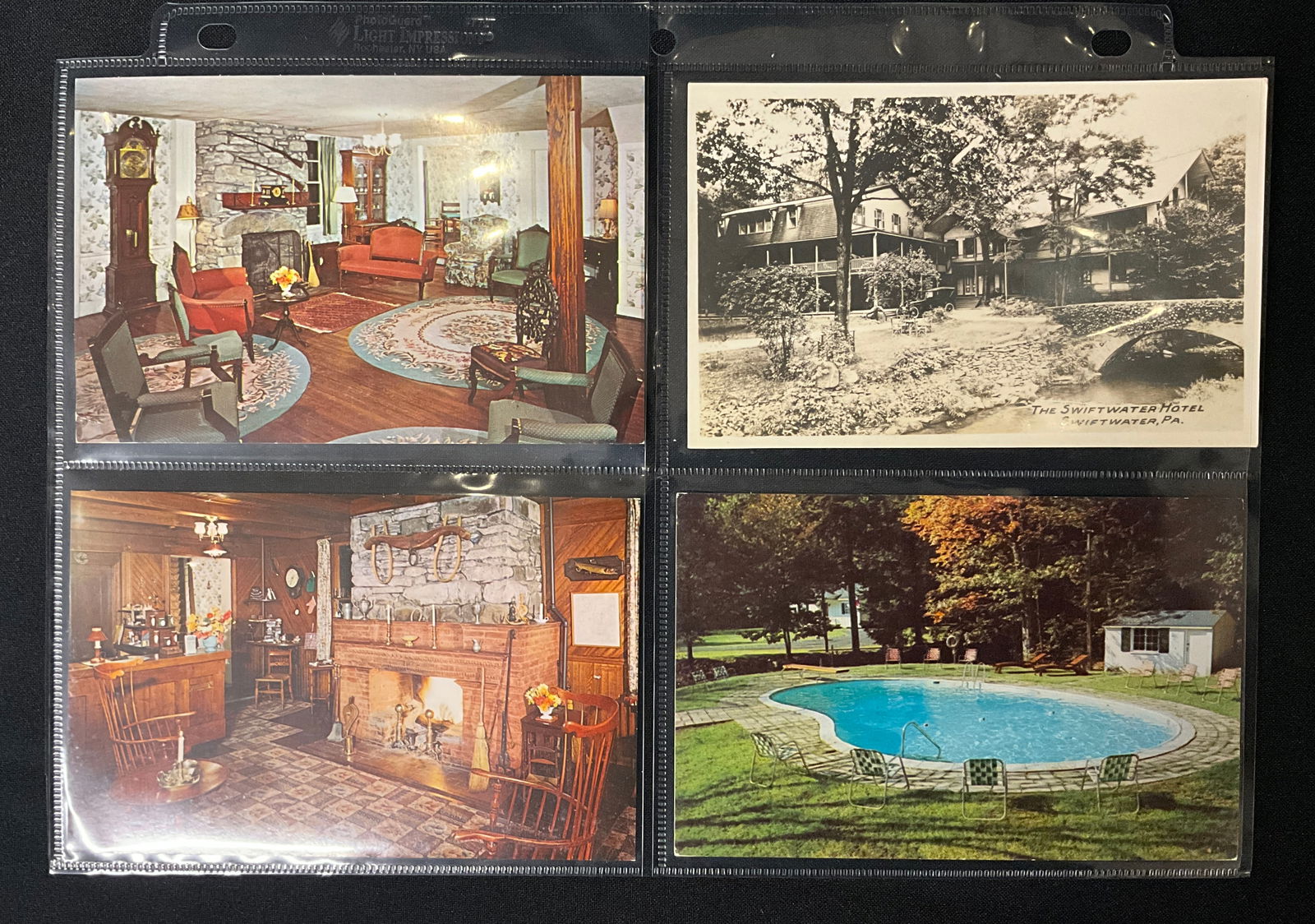 Swiftwater, PA Pocono Mountains Resort Postcards, Collection of 20, 1930s-1970s - 4