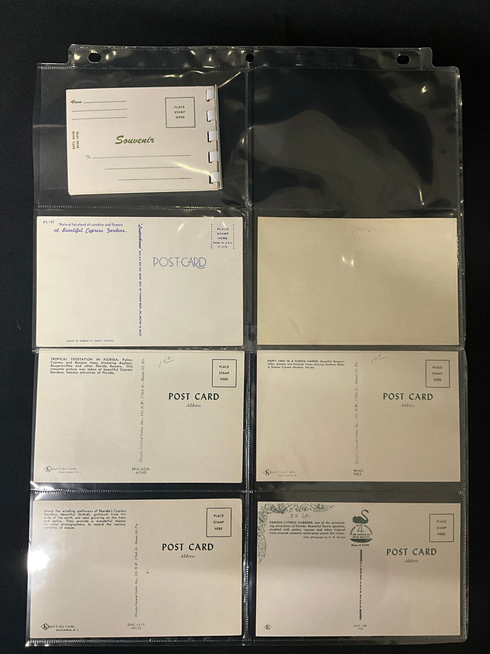Florida Cypress Gardens Souvenir Ephemera Collection, 1950-1972 - 5