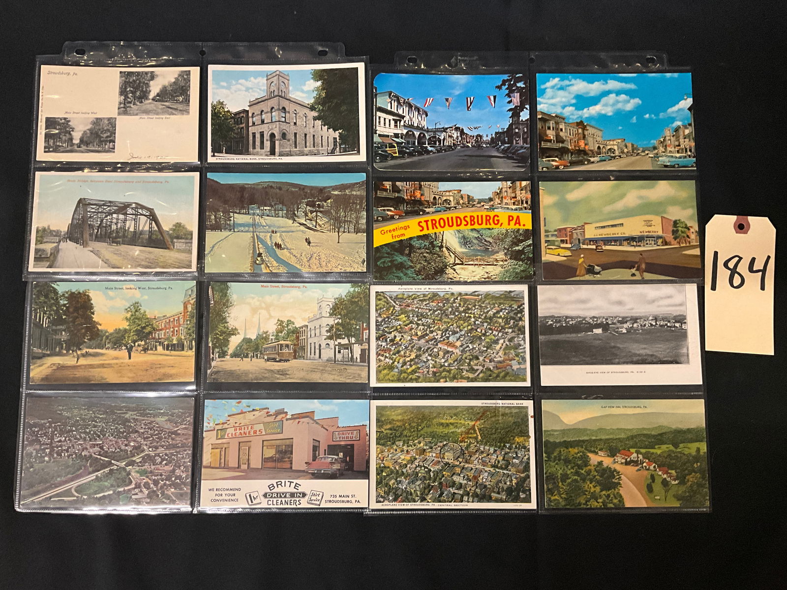 Stroudsburg, Pennsylvania and Pocono Mountains Vintage Postcard Collection, 1900s-1970s (1 of 3)