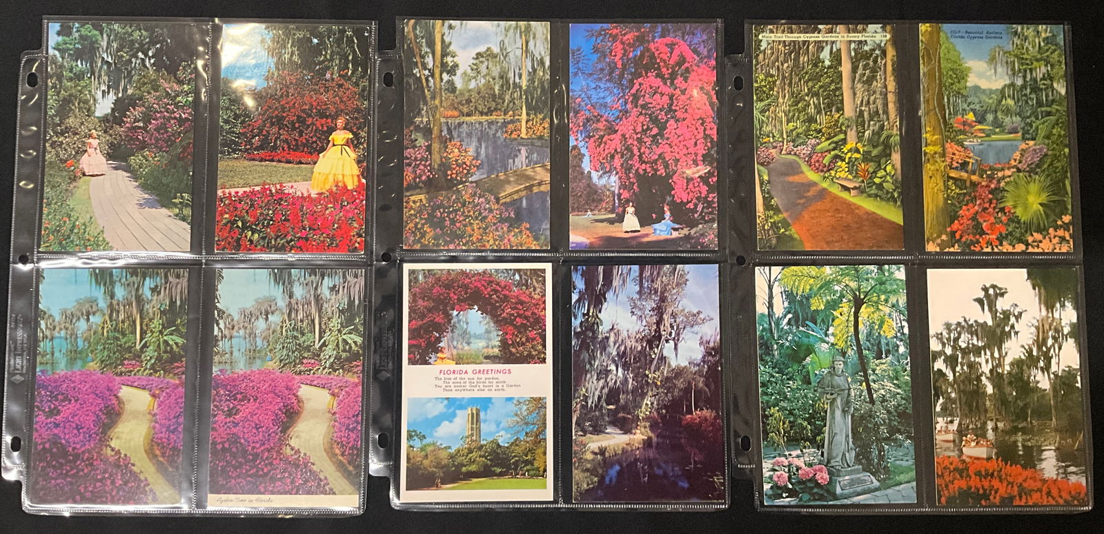 Cypress Gardens, Florida, Vintage Postcard Collection, 1940s-1960s - 2