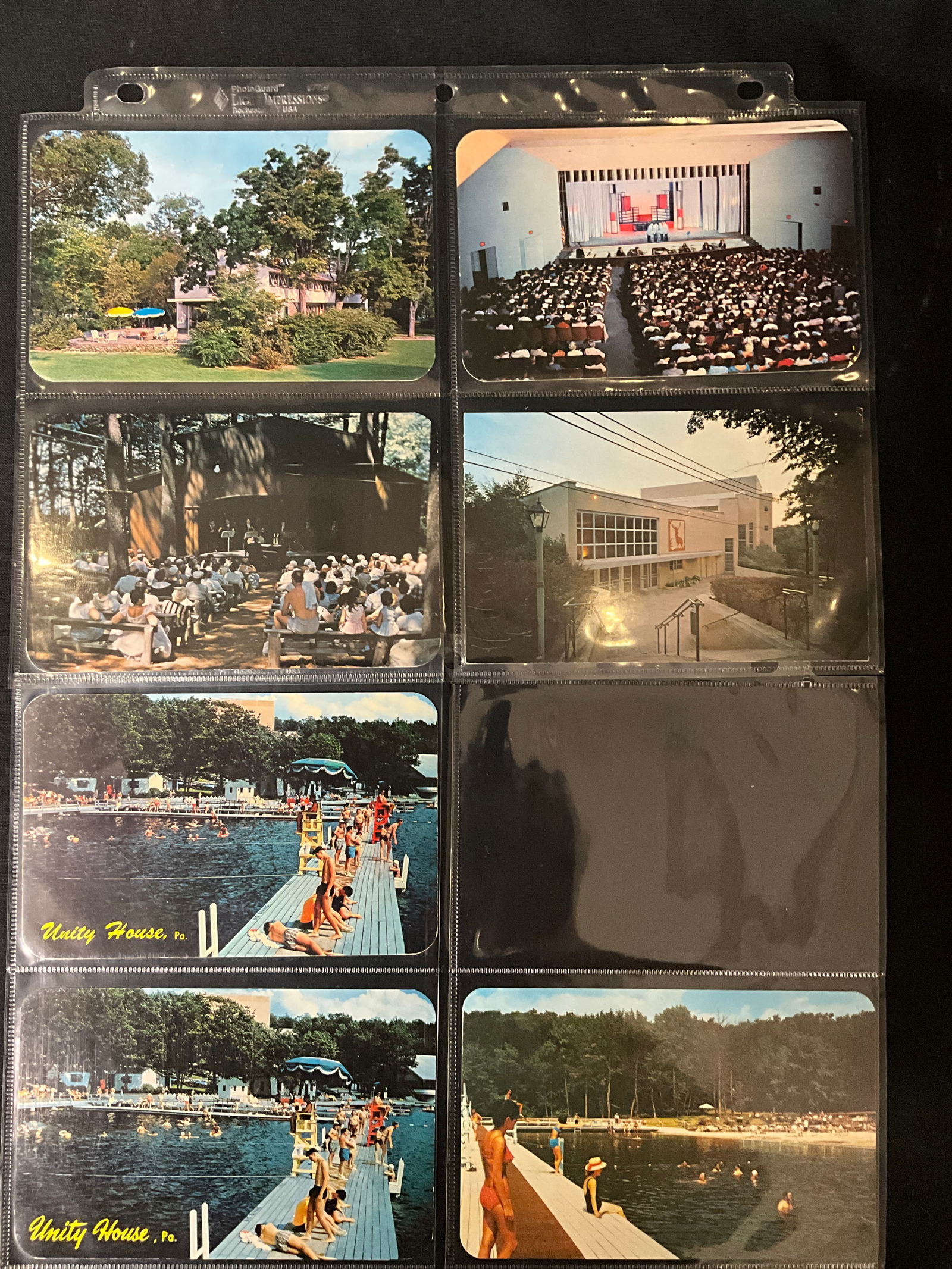 Unity House Resort ILGWU Pocono Mountains Postcards, 1950s-1977 - 2