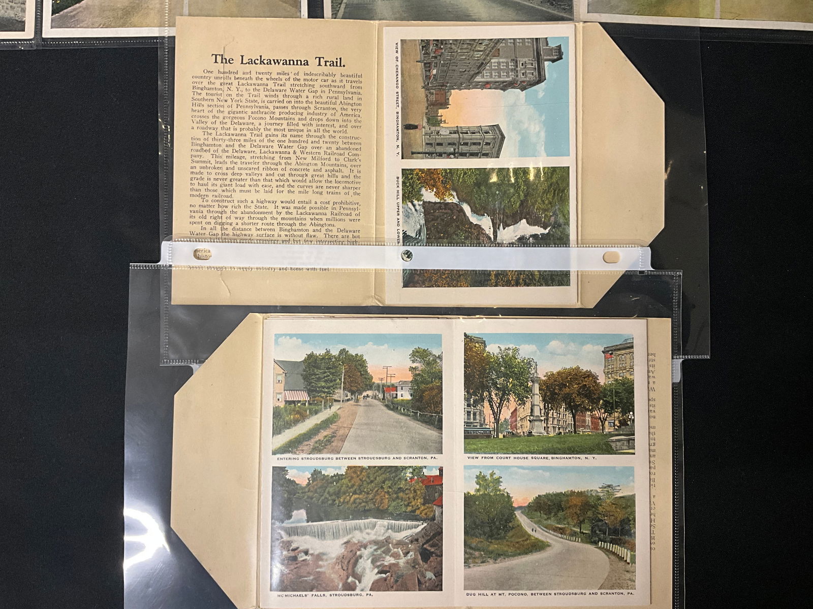 Lackawanna Trail Postcards and Souvenir Folders, Scranton PA to Binghamton NY, c. 1921-1925 - 3
