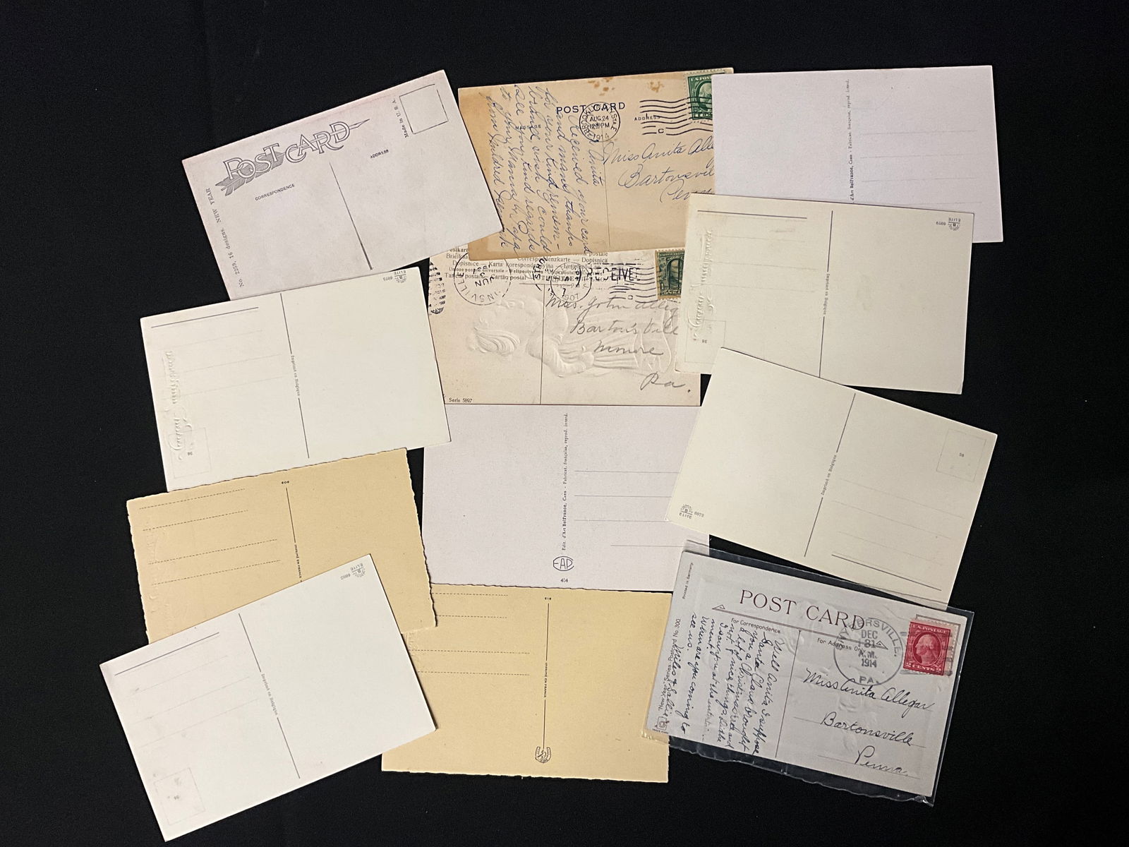 Golden Age Holiday and Floral Postcard Collection, c. 1905-1915 - 4