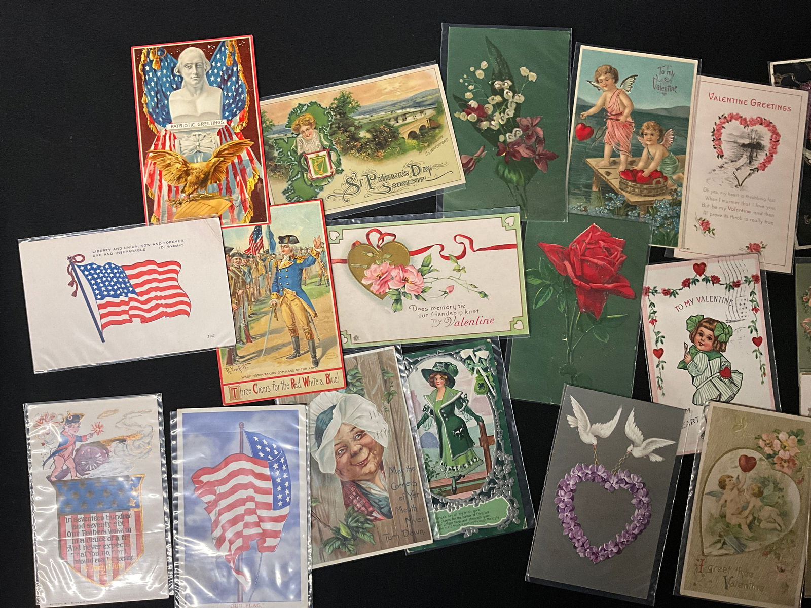 Patriotic and Holiday Postcard Collection, 1908-1917 - 3