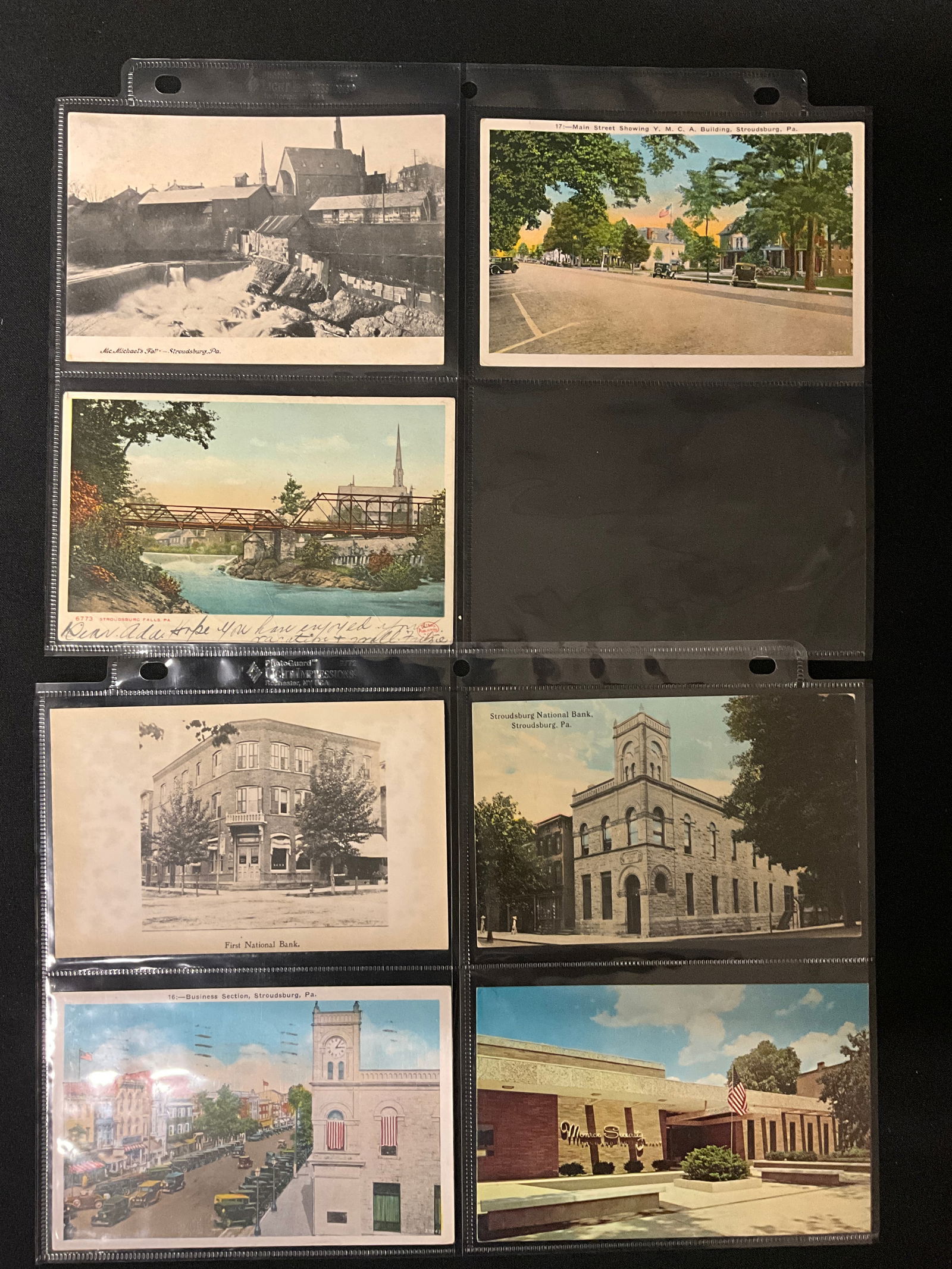 Stroudsburg and Pocono Mountains, PA, Vintage Postcard and Ephemera Collection, 1906�1970s - 4
