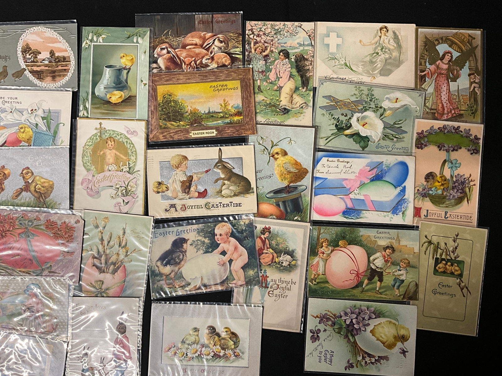Golden Age Easter Greetings Embossed Postcard Collection, 1908-1914 - 2