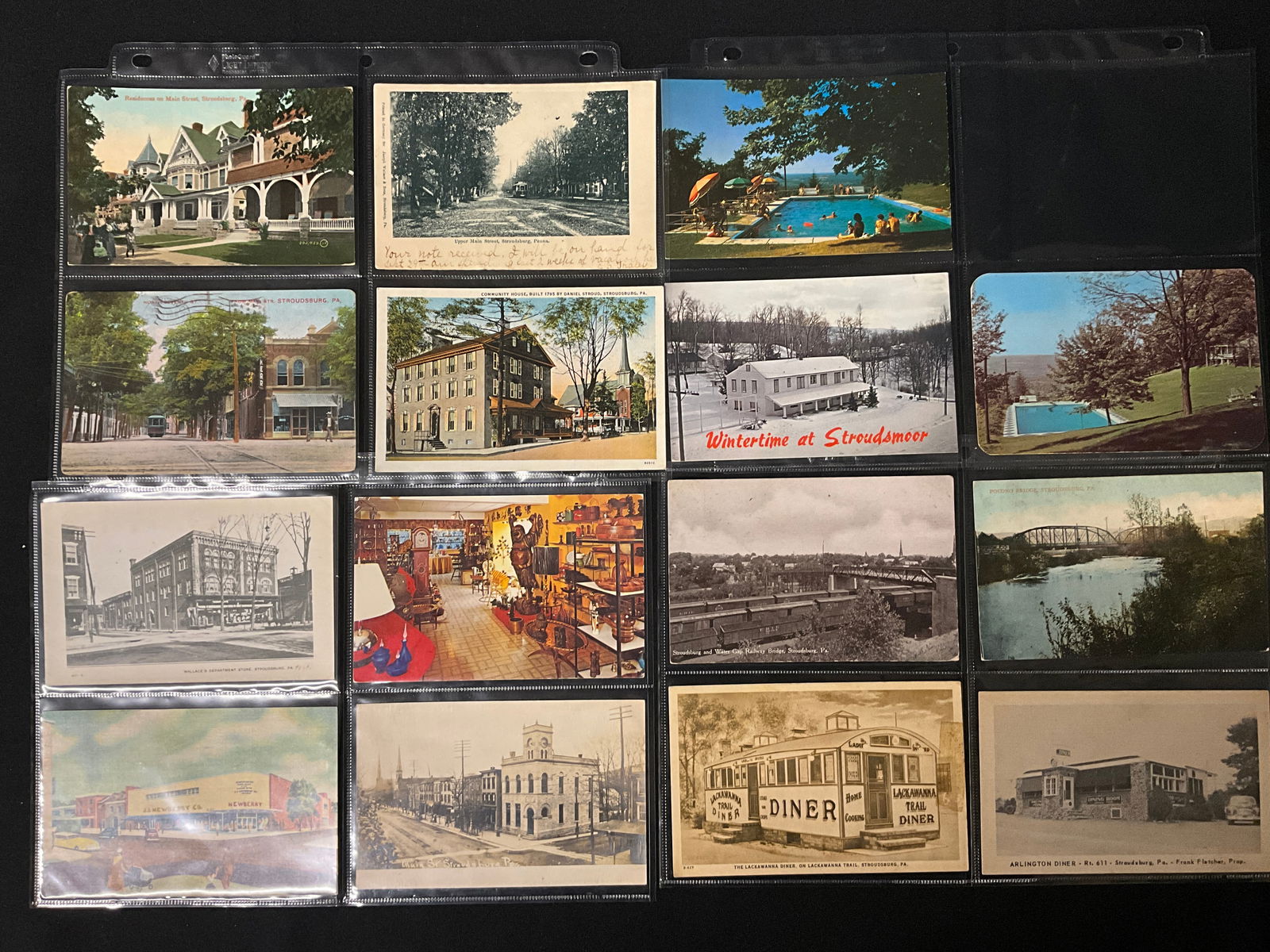 Stroudsburg, Pennsylvania, Vintage Postcard Collection, 1905-1955 - 2