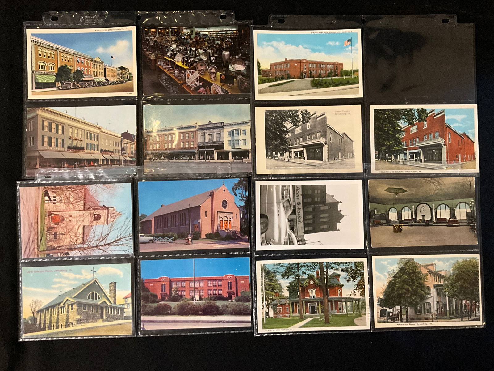 Vintage Postcards and Paper Ephemera, Stroudsburg, Pennsylvania, 1908-1959 - 2
