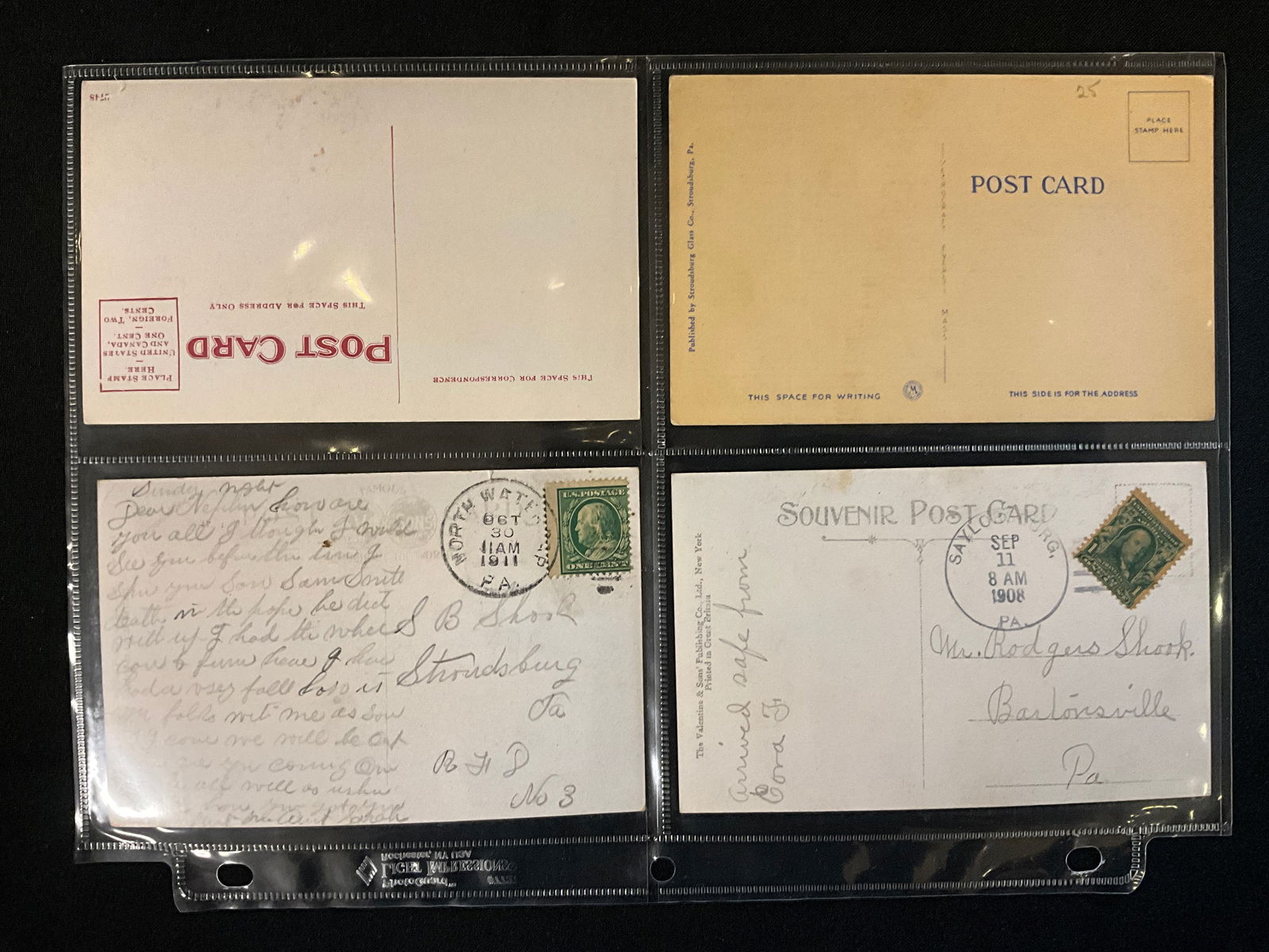 Vintage Postcards and Paper Ephemera, Stroudsburg, Pennsylvania, 1908-1959 - 5