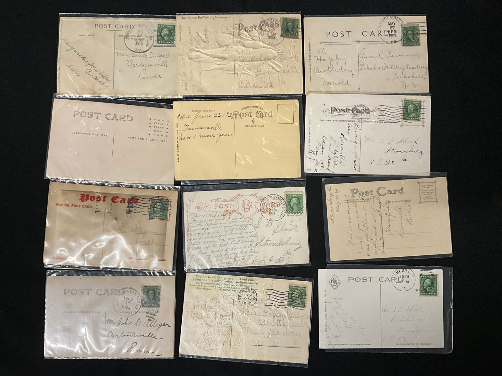 Vintage Postcards and Paper Ephemera Collection, 1900-1915 - 4