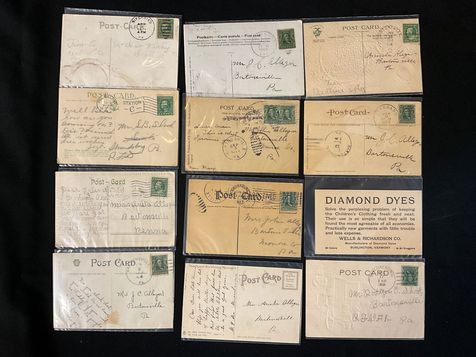 Vintage Postcards and Paper Ephemera Collection, 1900-1915 - 5