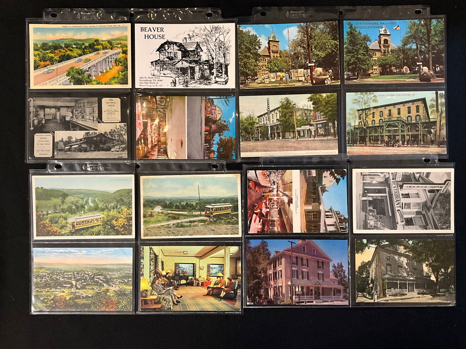 Stroudsburg and Delaware Water Gap, Pennsylvania Vintage Postcard Collection, 1905-1970s - 2