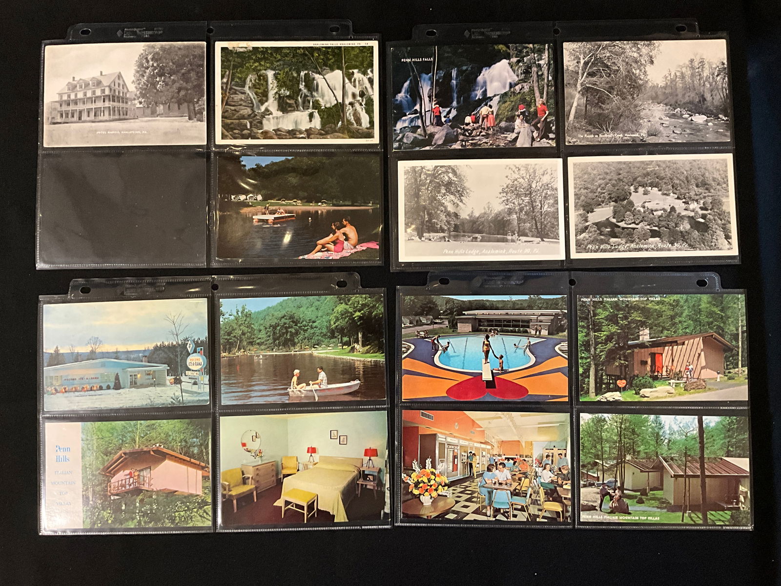 Analomink, Pennsylvania and Penn Hills Resort Vintage Postcard Collection, 1910s-1970s - 2