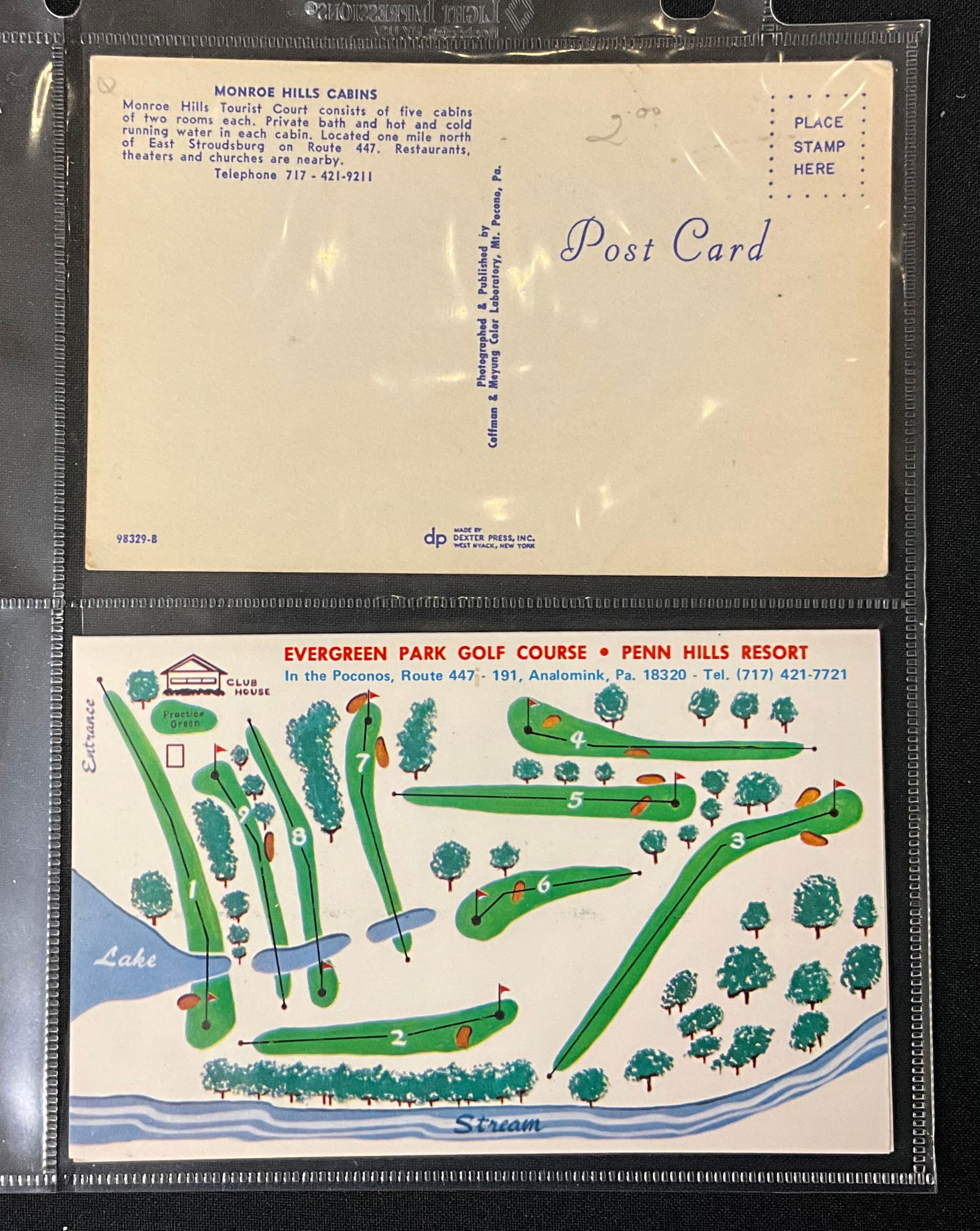 Analomink, Pennsylvania and Penn Hills Resort Vintage Postcard Collection, 1910s-1970s - 6