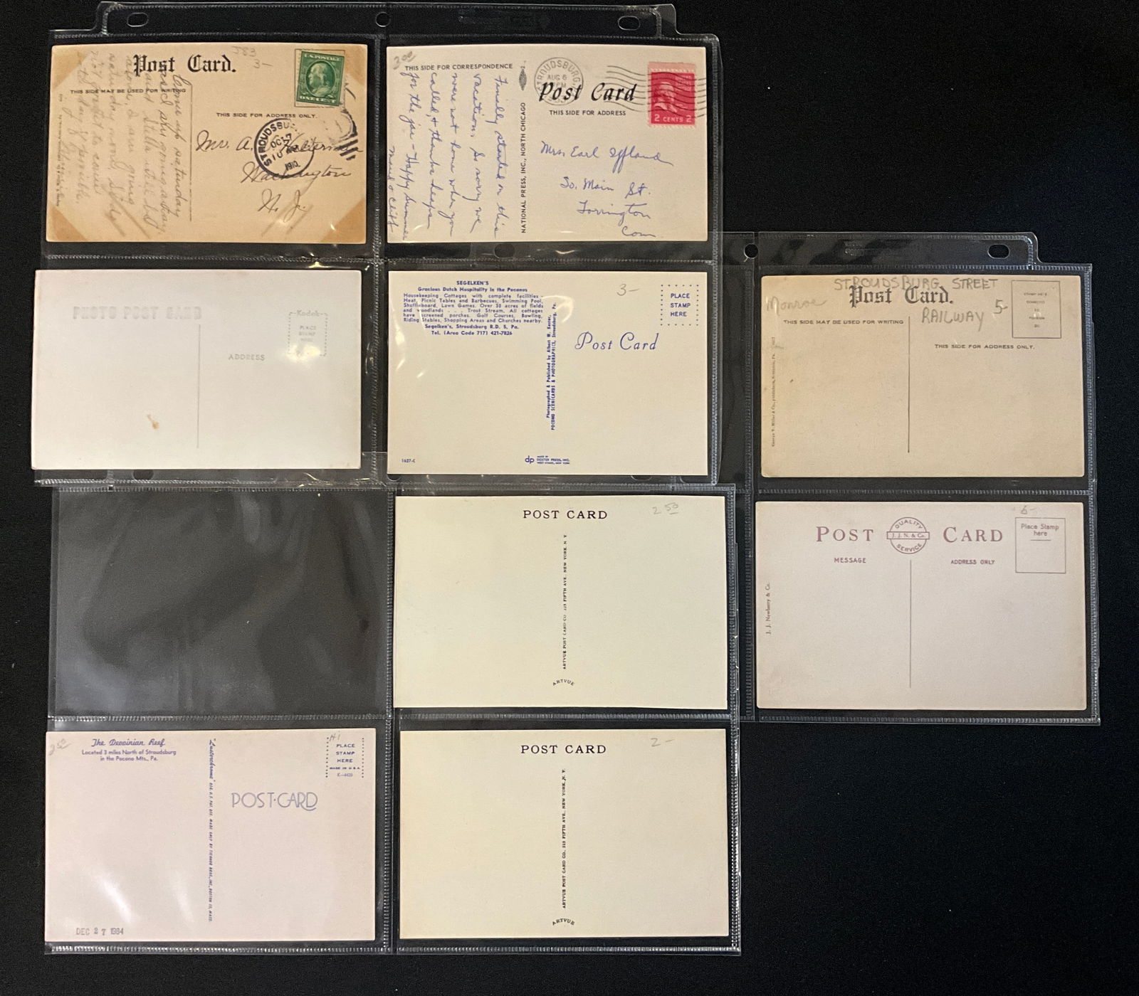 Stroudsburg Pennsylvania Ephemera and Postcard Collection, 1910-1957 - 3