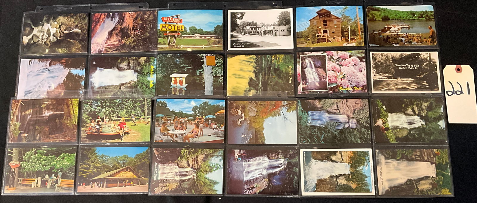 Bushkill Falls and Pocono Mountains, 20 Vintage Postcards, 1937-1971 (1 of 5)