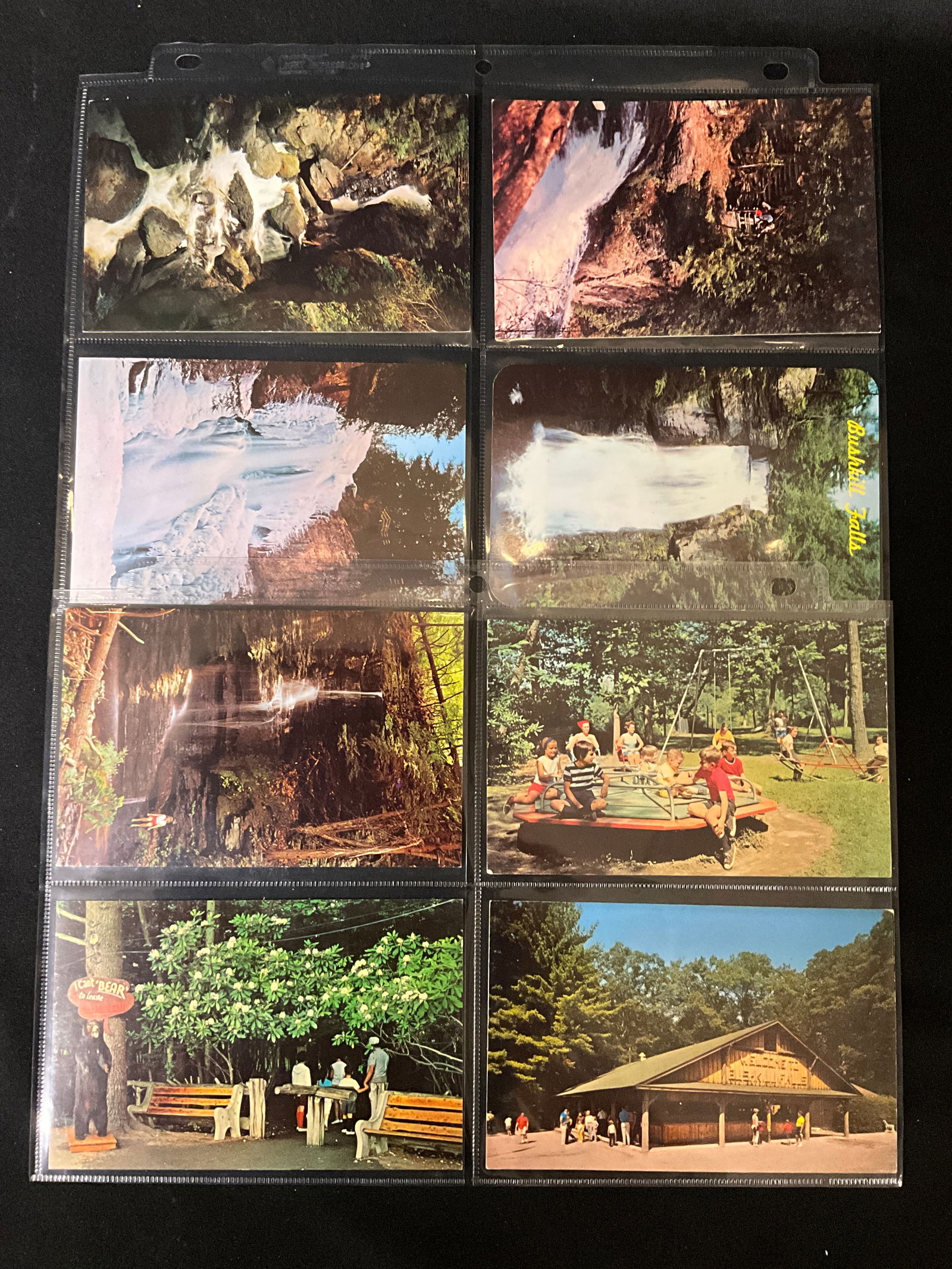 Bushkill Falls and Pocono Mountains, 20 Vintage Postcards, 1937-1971 - 4