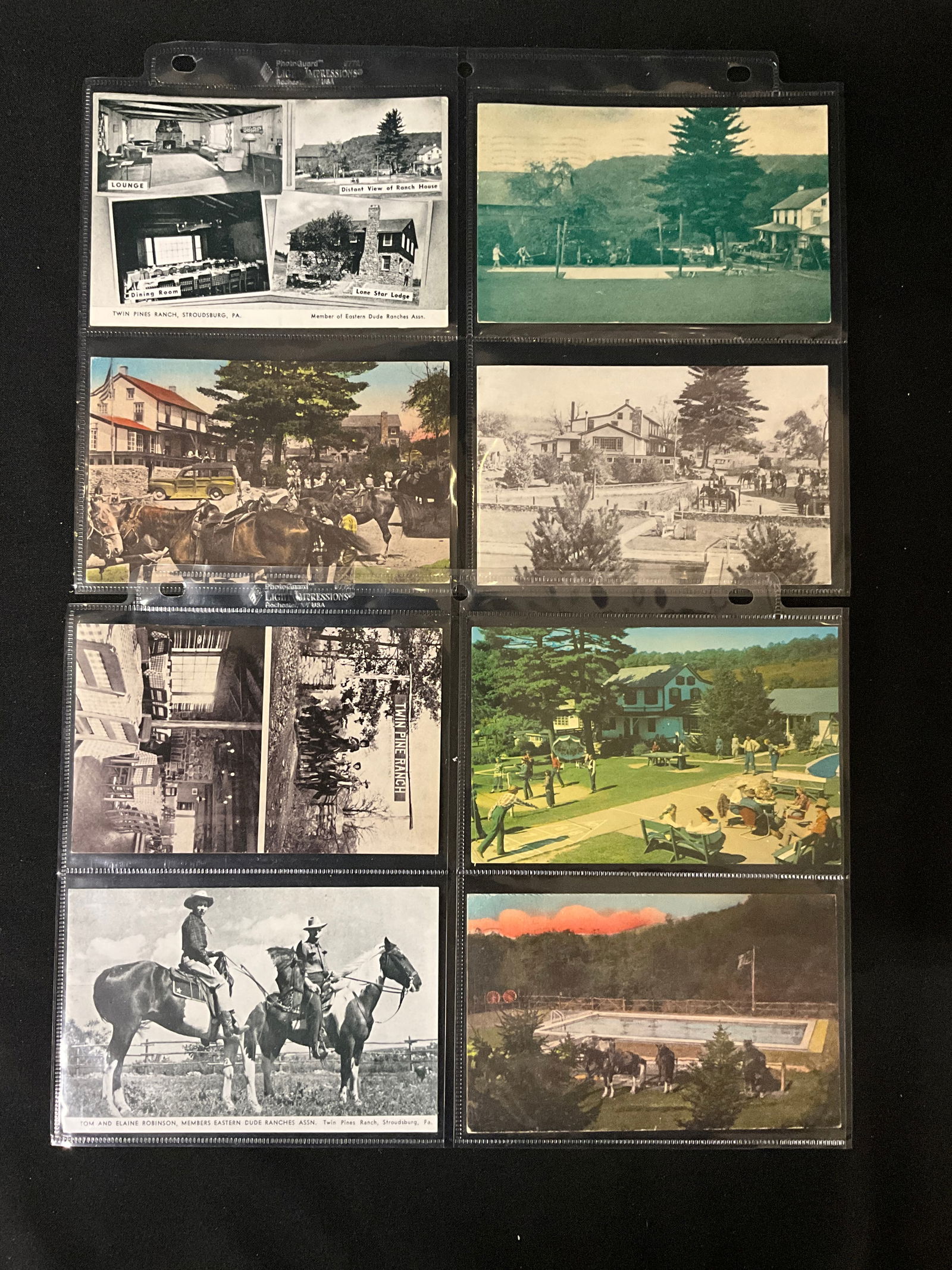 Twin Pine Ranch Stroudsburg Pennsylvania Postcard Collection, 1940s-1950s - 4