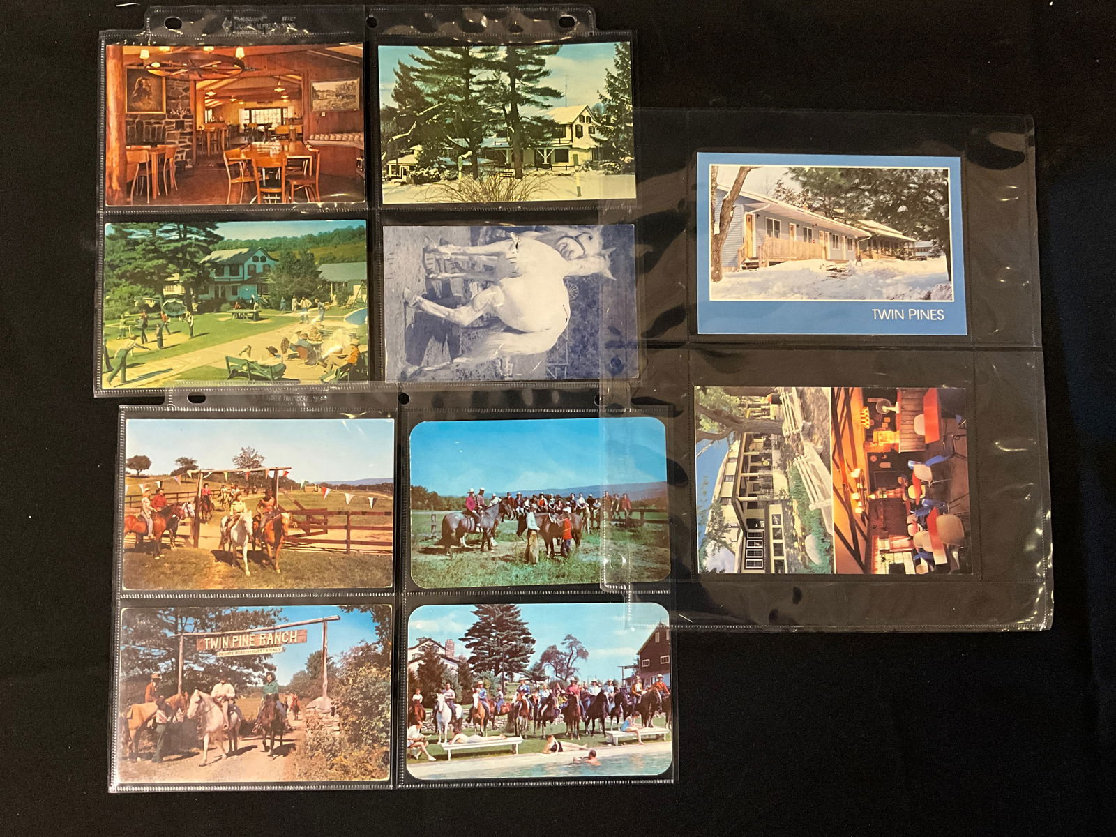 Twin Pines Pocono Mountains Resort Postcard Collection, 1940s-1970s - 4