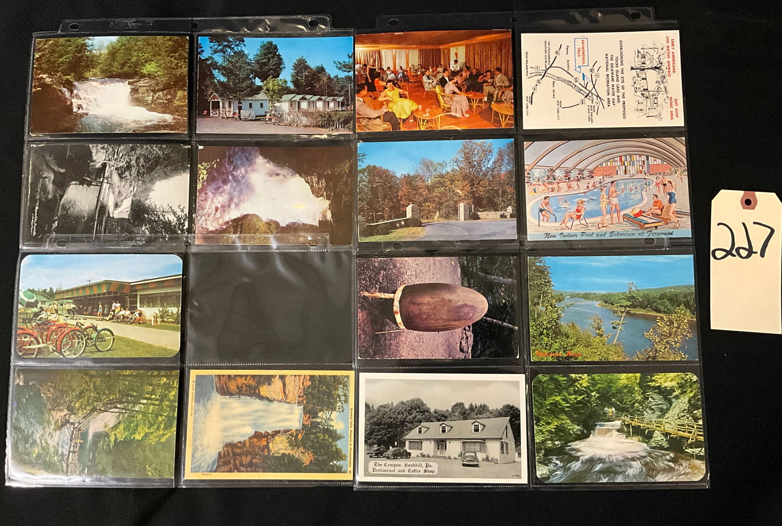Vintage Post Cards and Paper Ephemera: Pocono Mountains and Delaware Water Gap Collection (1 of 2)