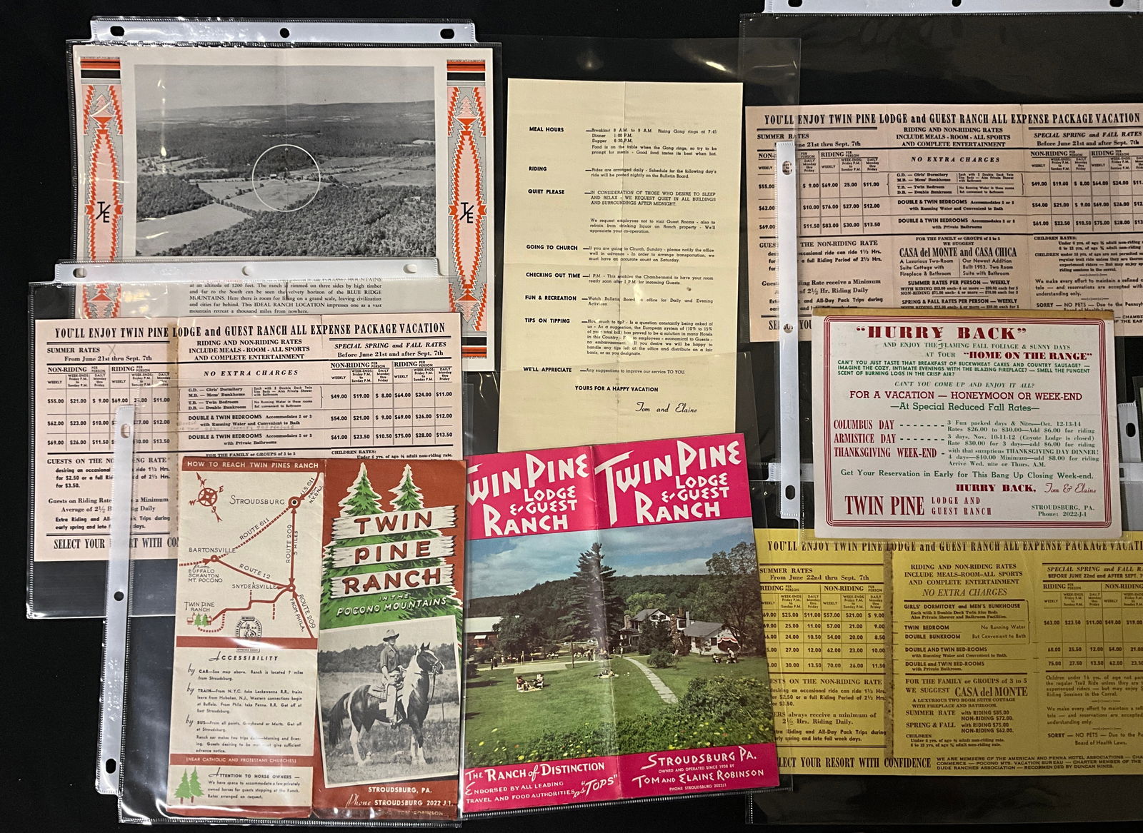 Twin Pine Lodge and Guest Ranch Poconos Ephemera Archive, 1950-1953 - 3