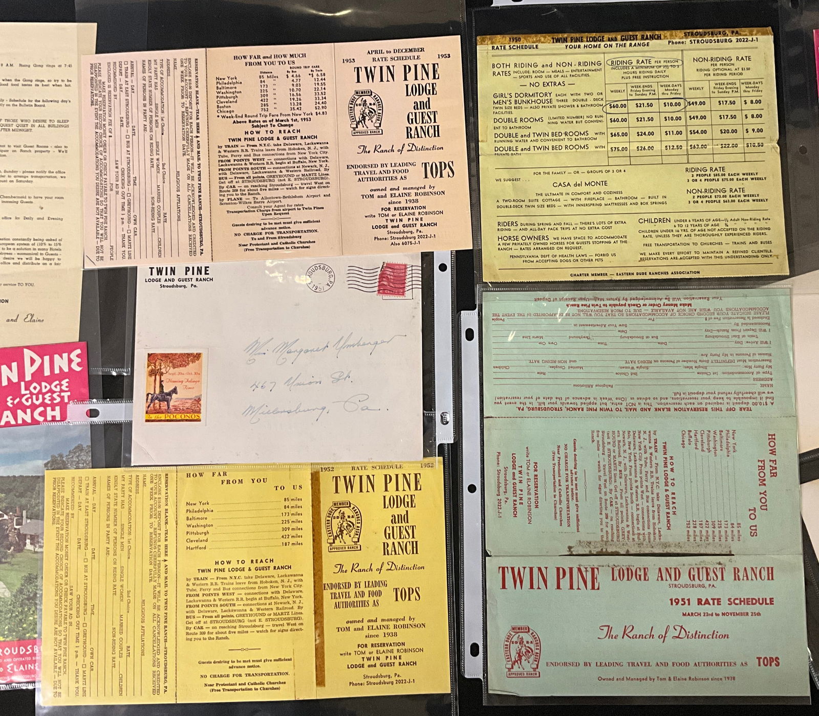 Twin Pine Lodge and Guest Ranch Poconos Ephemera Archive, 1950-1953 - 4