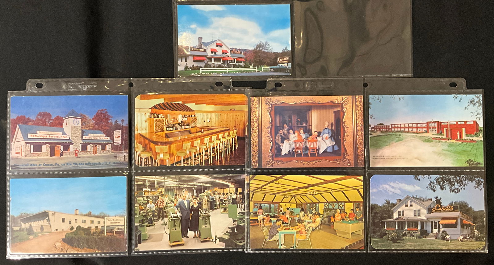 Pocono Mountains, PA Cherry Valley and Cresco, Vintage Postcard Lot, 1950s-1960s - 2