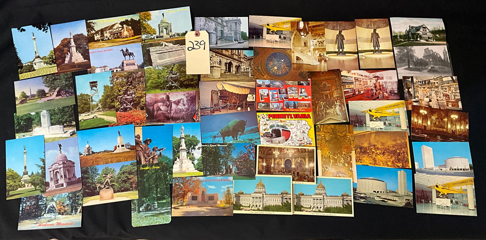 Pennsylvania History and Landmarks Vintage Postcard Collection, 1914-1970s (1 of 4)