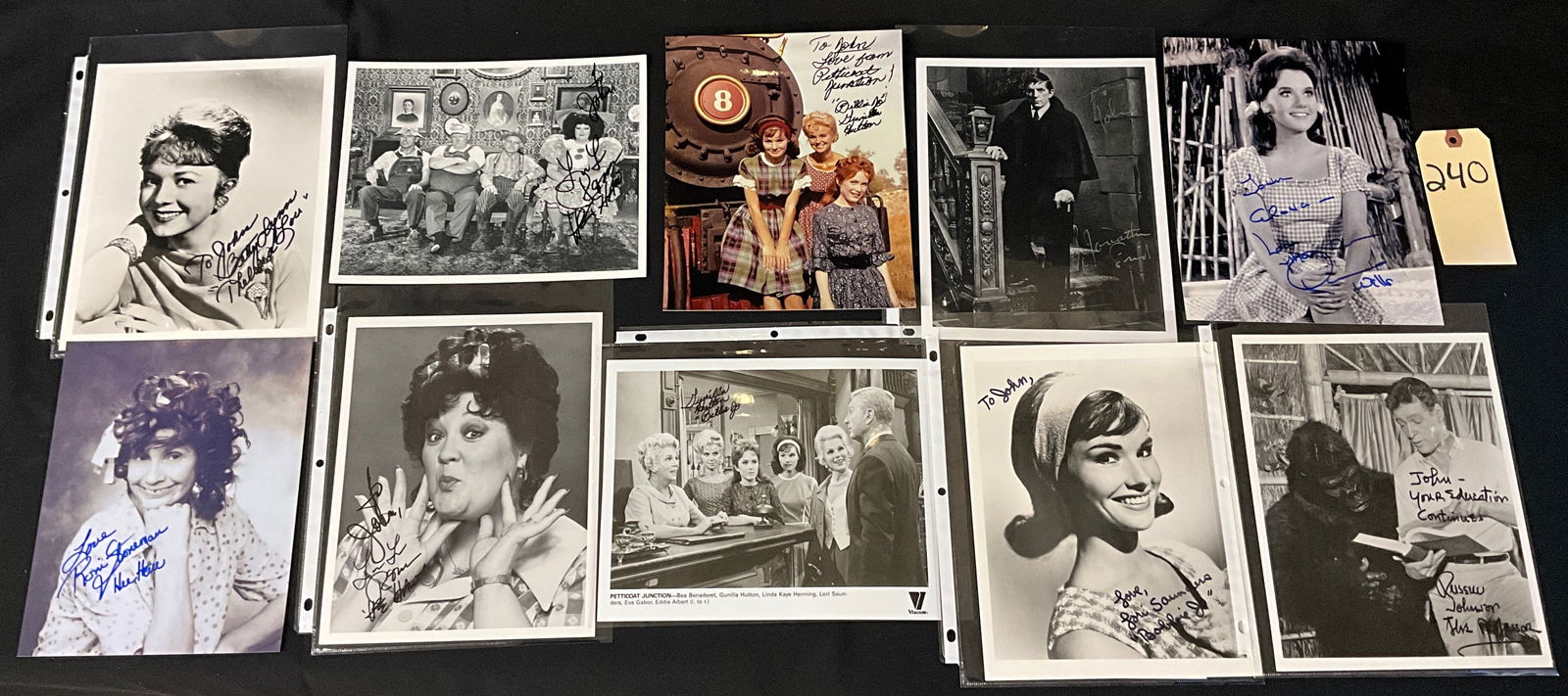 Vintage Television Publicity Photos and Autographs, Lot of 11, 1960s-1970s (1 of 4)
