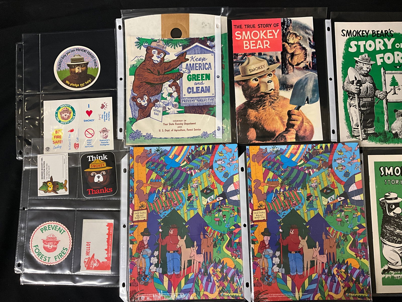 Smokey Bear and Woodsy Owl Forest Service Ephemera Collection, c. 1950s-2000s - 2