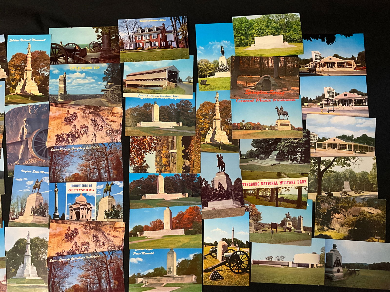 Gettysburg, Pennsylvania, Vintage Chrome Postcard Collection, Circa 1950s-1970s - 2