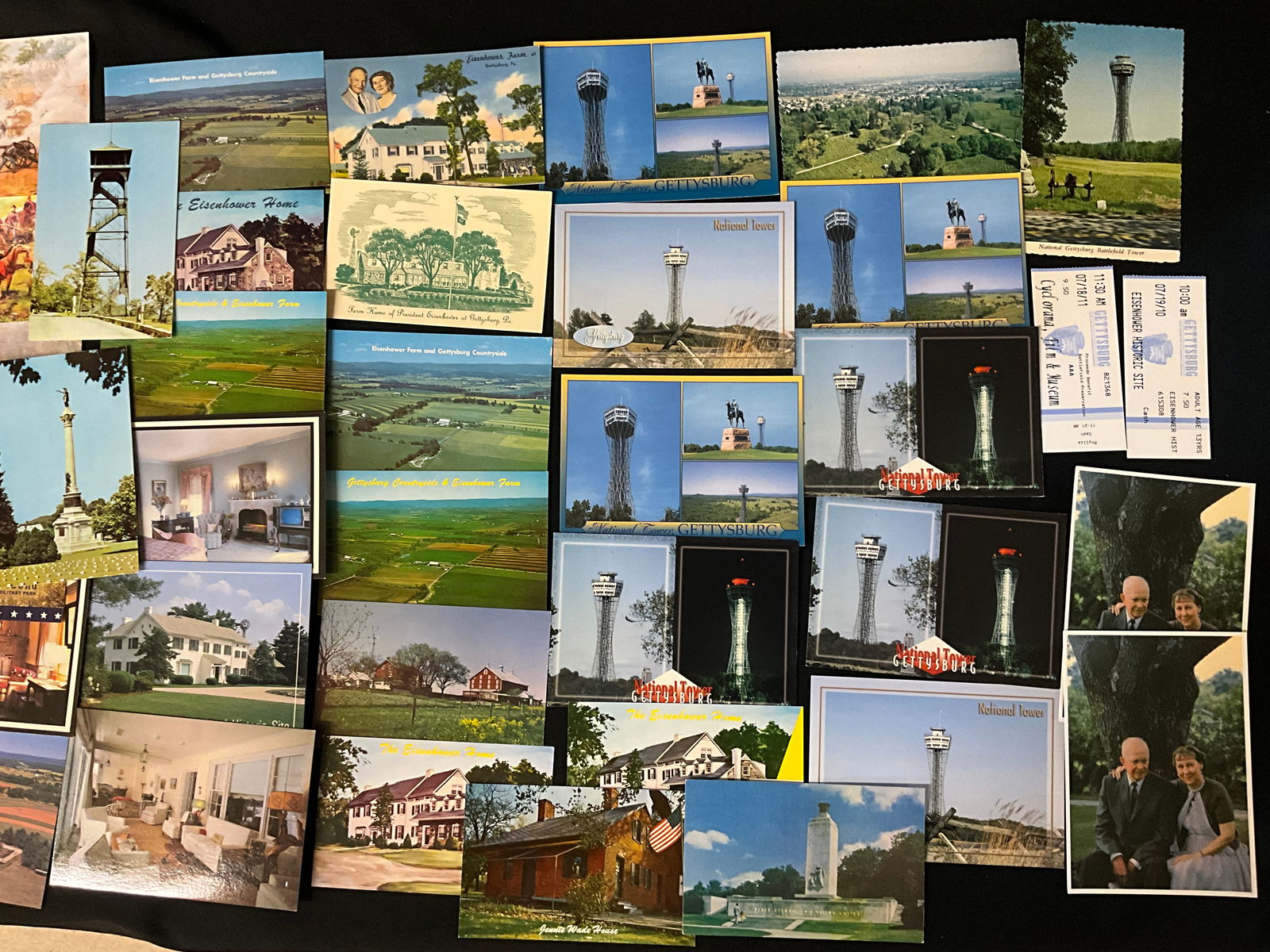 Gettysburg, Pennsylvania Tourism Ephemera Collection, Postcards and Tickets, - 2