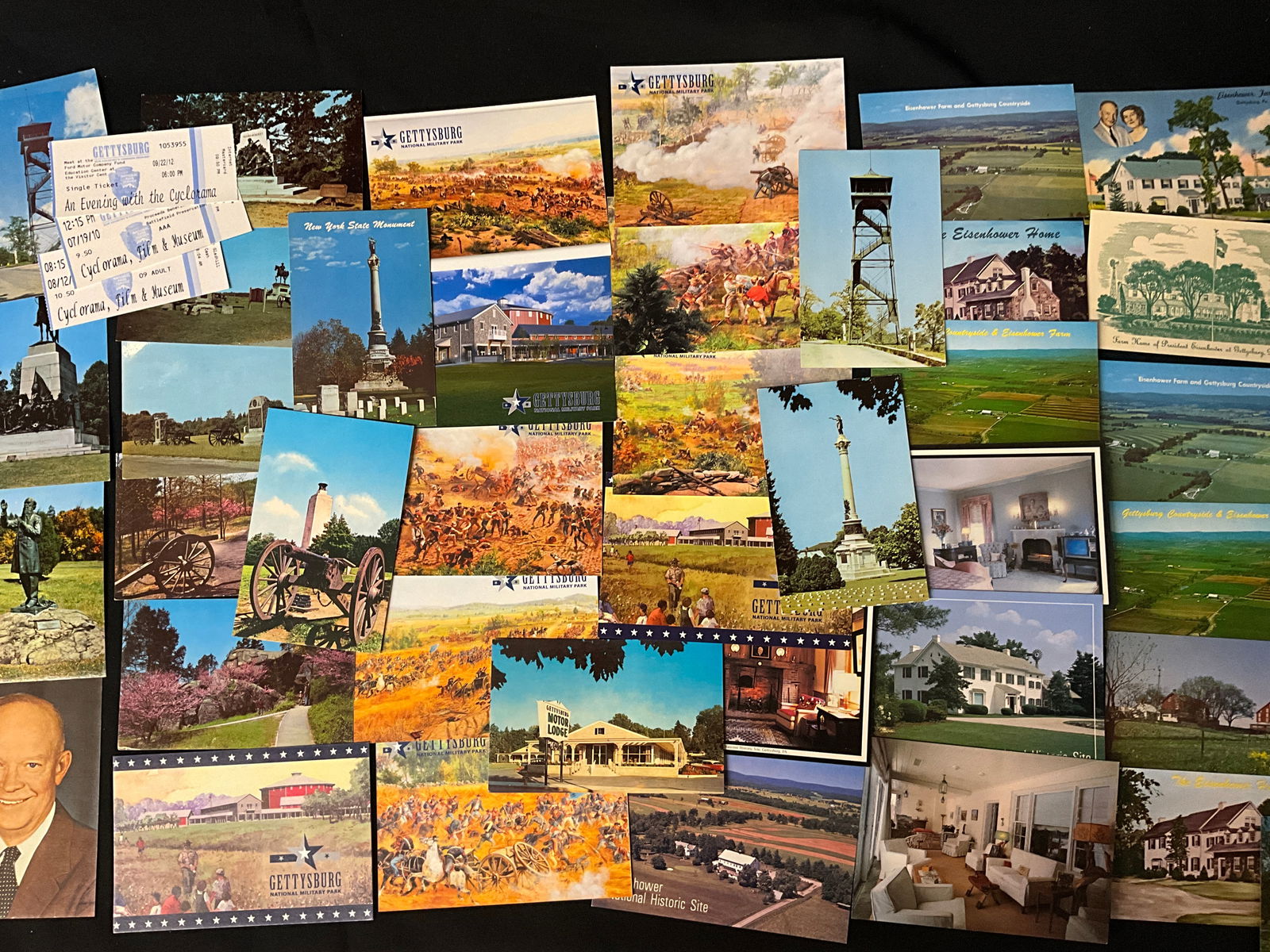 Gettysburg, Pennsylvania Tourism Ephemera Collection, Postcards and Tickets, - 3