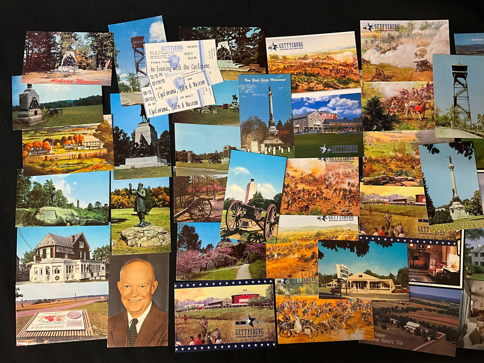 Gettysburg, Pennsylvania Tourism Ephemera Collection, Postcards and Tickets, - 4