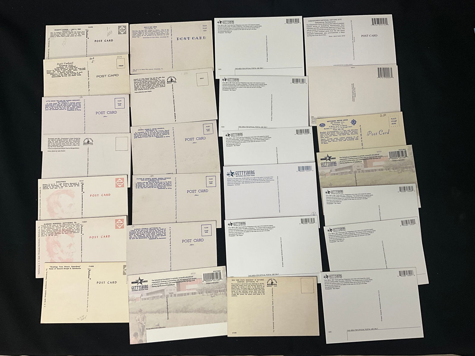 Gettysburg, Pennsylvania Tourism Ephemera Collection, Postcards and Tickets, - 5