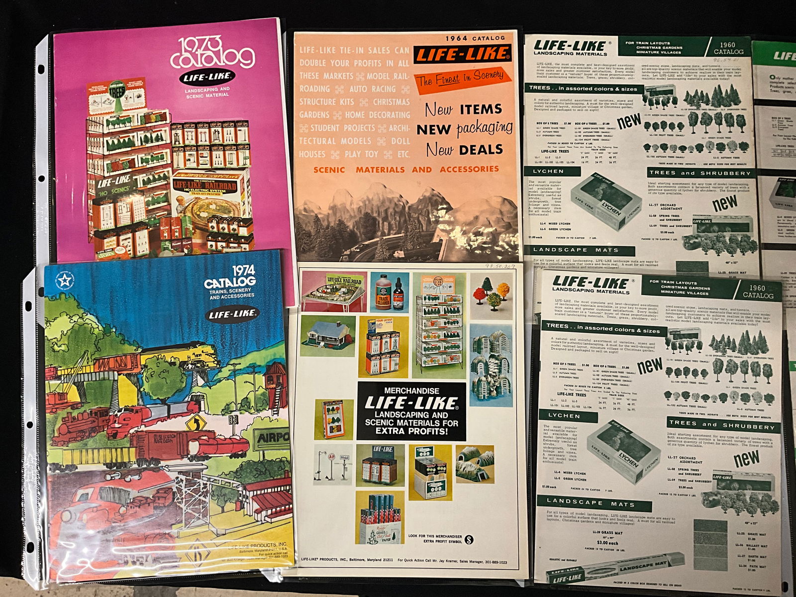 Life-Like Products Model Railroad Scenery Catalogs and Ephemera, 1958-1974 - 3