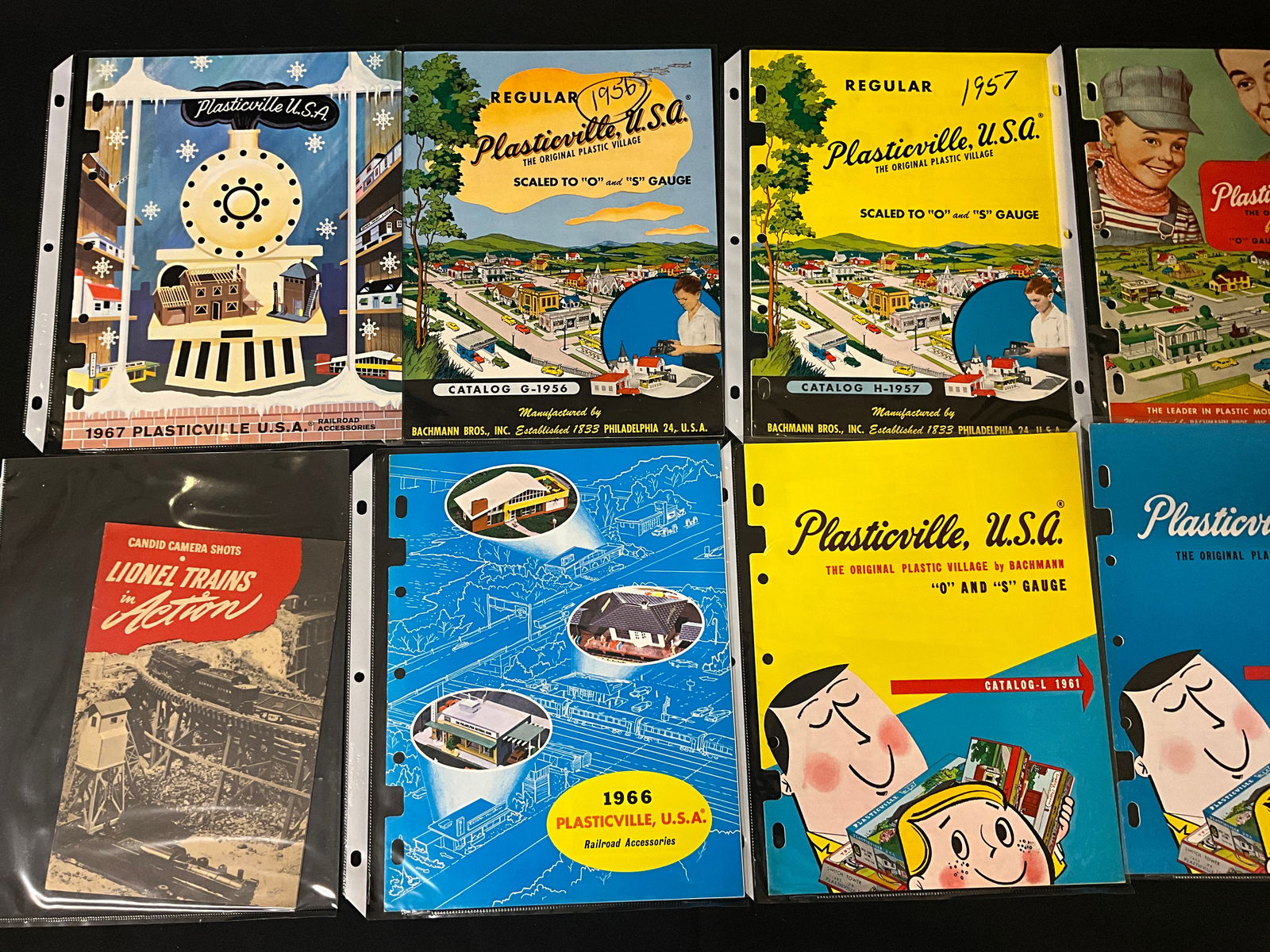 Collection of Vintage Plasticville and Lionel Model Train Catalogs, 1954-1967 - 2