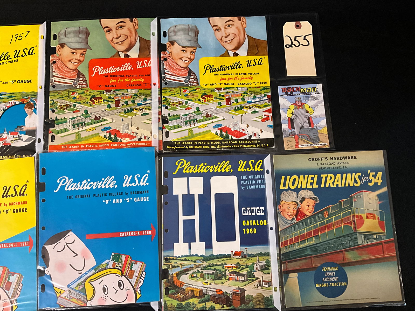 Collection of Vintage Plasticville and Lionel Model Train Catalogs, 1954-1967 - 3