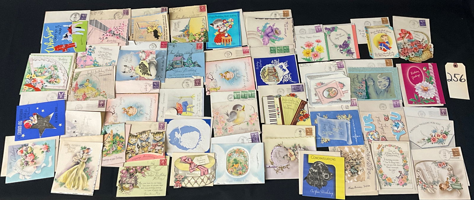 Large Collection of Vintage Birthday and Greeting Cards, circa 1930s�1940s (1 of 3)